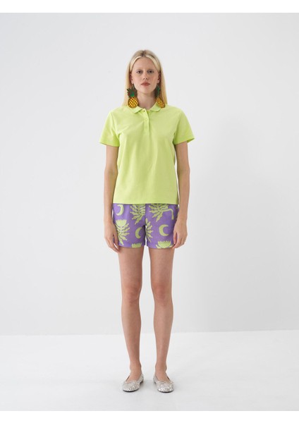 Polo Yaka %100 Pamuk Regular Fit Basic Tişört