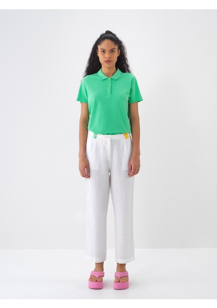 Polo Yaka %100 Pamuk Regular Fit Basic Tişört