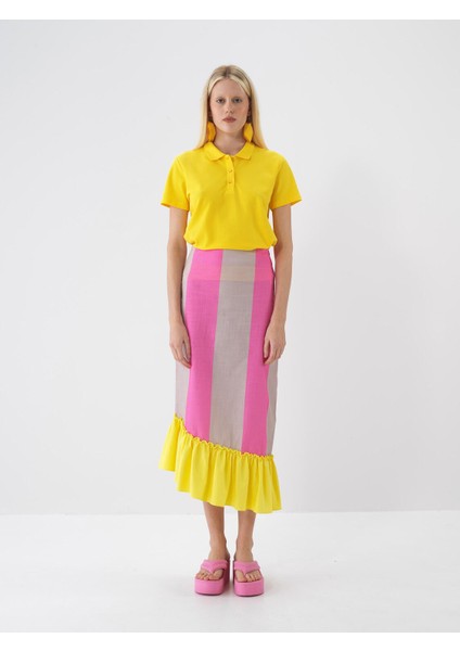 Polo Yaka %100 Pamuk Regular Fit Basic Tişört