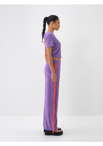 Pamuklu Regular Fit Havlu Sweat Pantolon