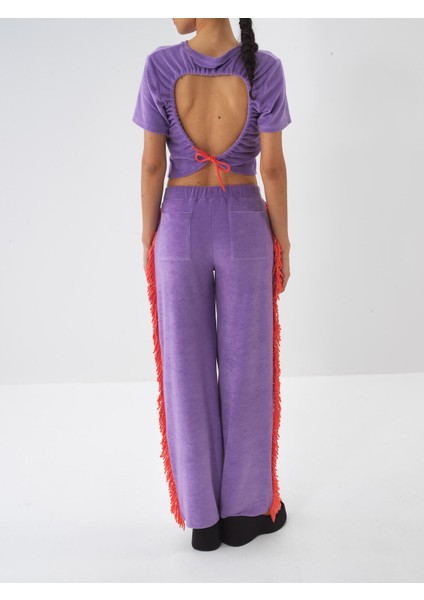 Pamuklu Regular Fit Havlu Sweat Pantolon