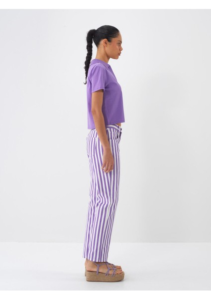 Polo Yaka %100 Pamuk Oversize Tişört