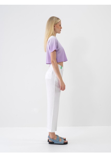 %100 Pamuk Oversize Baskılı Tişört