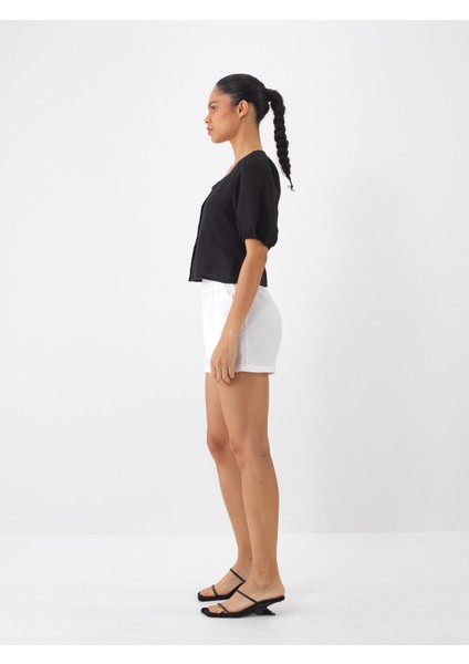 Keten Regular Fit Bluz