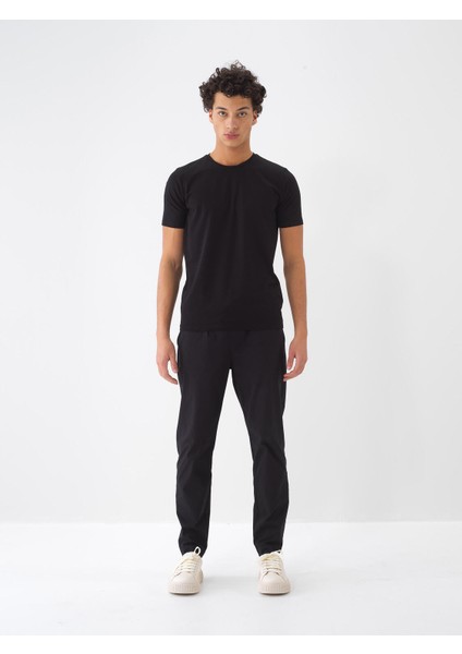 Bisiklet Yaka Slim Fit Modal Basic Tişört