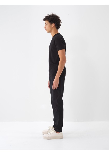 Bisiklet Yaka Slim Fit Modal Basic Tişört