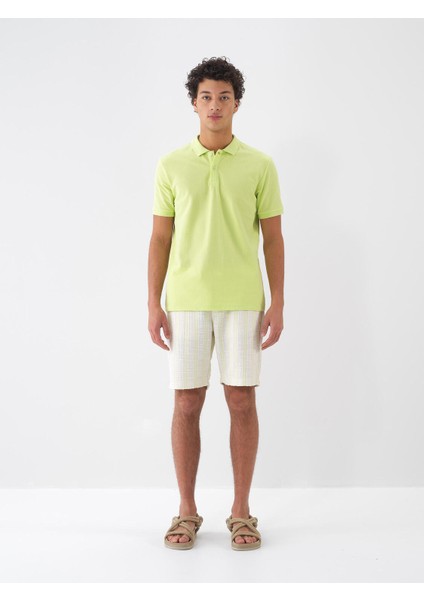 Polo Yaka %100 Pamuk Regular Fit Basic Tişört