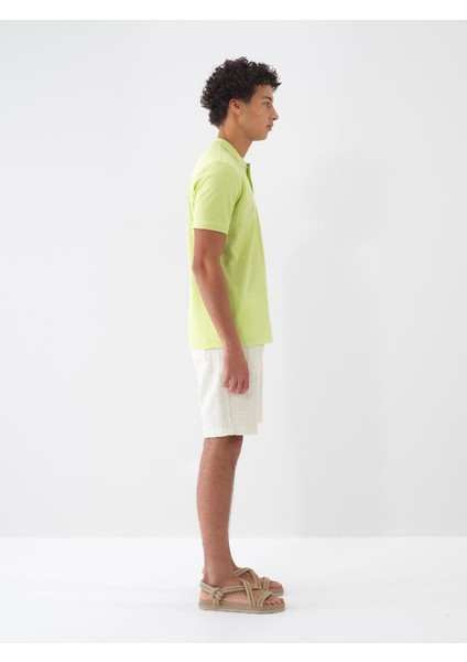 Polo Yaka %100 Pamuk Regular Fit Basic Tişört