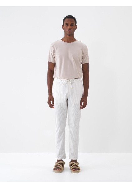 Bisiklet Yaka Slim Fit Pamuklu Basic Tişört