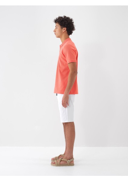 Polo Yaka %100 Pamuk Regular Fit Basic Tişört