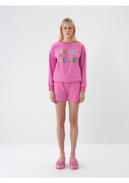 Beli Lastikli Pamuklu Oversize Şort