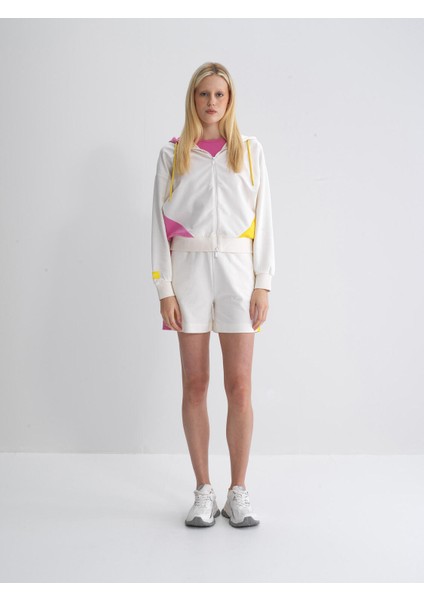 Beli Lastikli Pamuklu Oversize Şort