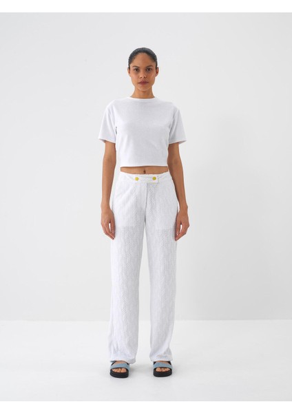 Pamuklu Regular Havlu Fit Pantolon