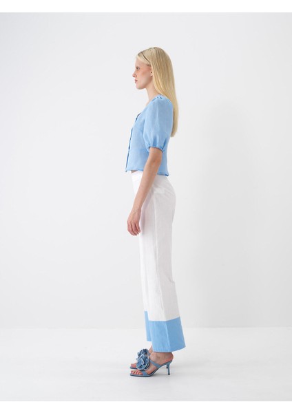 Keten Regular Fit Bluz