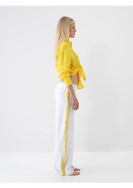 Pamuklu Regular Fit Havlu Sweat Pantolon
