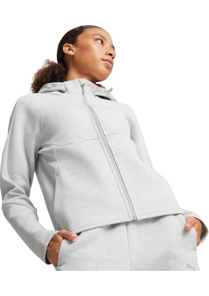 Evostripe Kadın Gri Günlük Stil Sweatshirt 67787804
