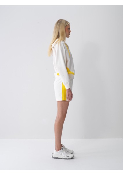 Pamuklu Kapüşonlu Oversize Sweatmont