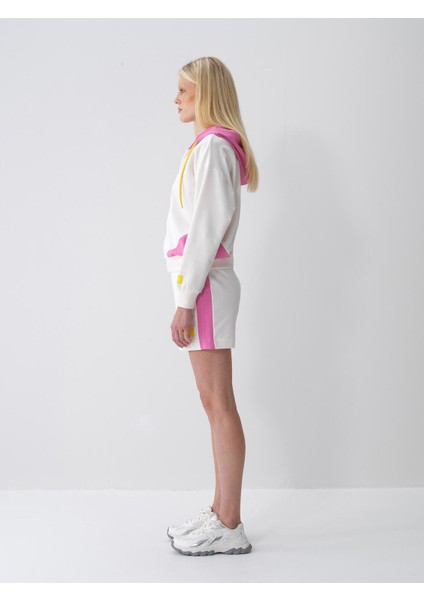 Pamuklu Kapüşonlu Oversize Sweatmont