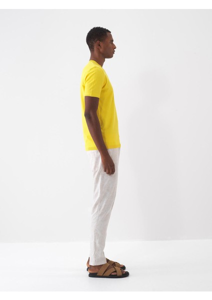 Bisiklet Yaka Regular Fit Basic Kazak modelleri