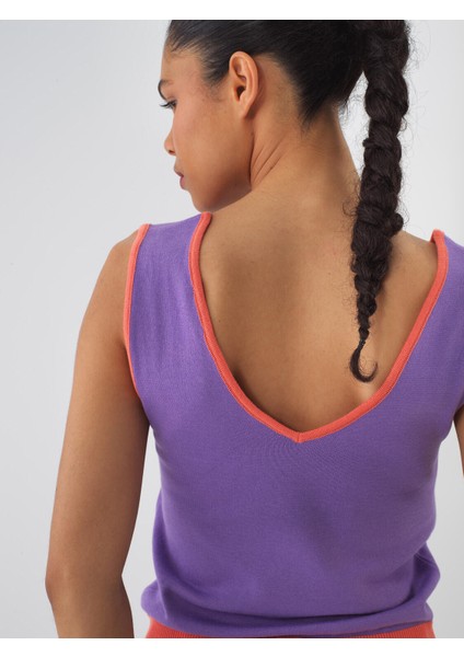 Pamuk Regular Fit Baskılı Triko Bluz