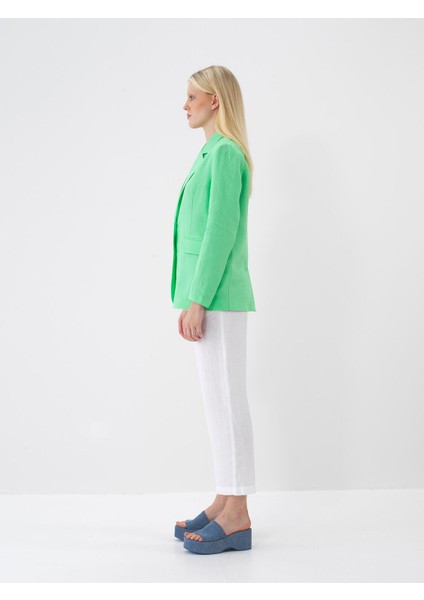 %100 Keten Regular Fit Ceket modelleri