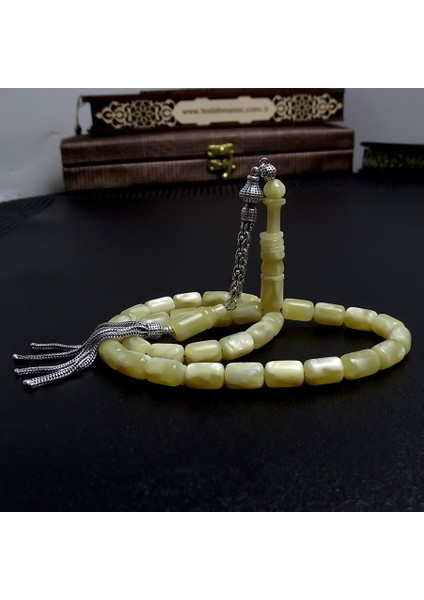 Kapsül Model Gümüş Kamçılı Fransız Galaliti Tesbih