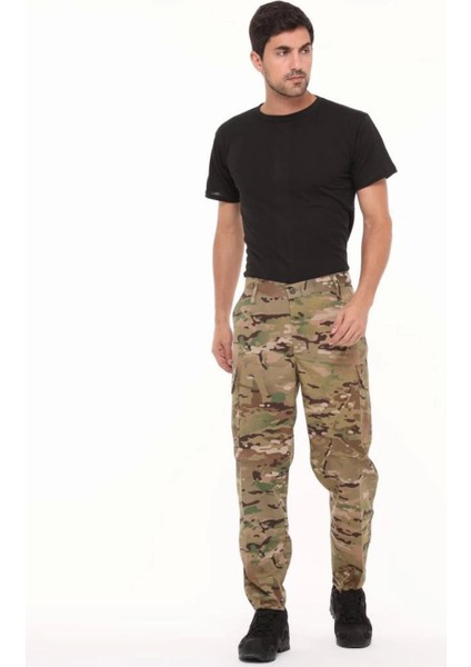 Tactical Multicam Kamuflaj Pantolon