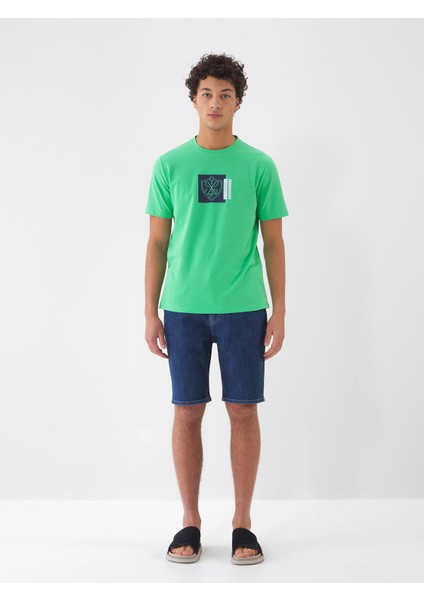Pamuklu Regular Fit Denim Şort