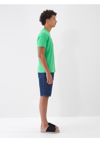 Pamuklu Regular Fit Denim Şort