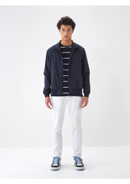 Dik Yaka Pamuklu Regular Fit Mont