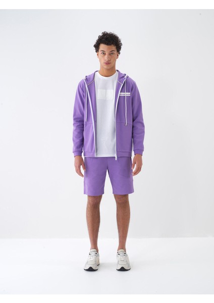 Pamuklu Regular Fit Kapüşonlu Sweatmont