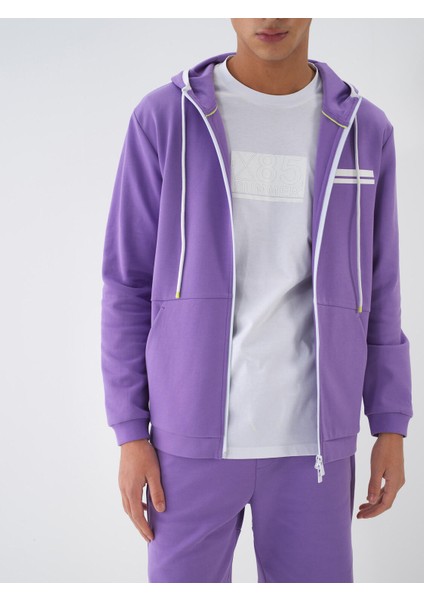 Pamuklu Regular Fit Kapüşonlu Sweatmont