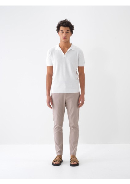 Pamuklu Slim Fit Chino Pantolon