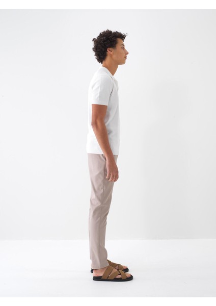 Pamuklu Slim Fit Chino Pantolon