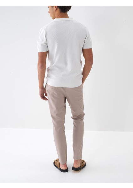 Pamuklu Slim Fit Chino Pantolon