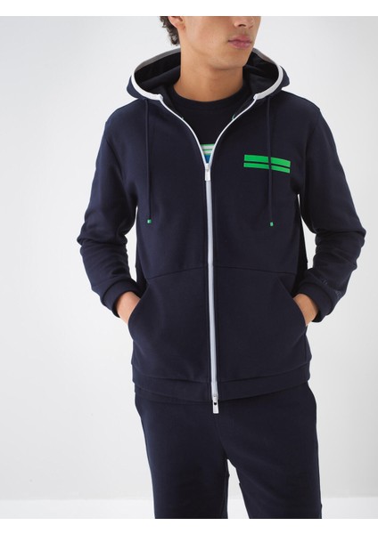 Pamuklu Regular Fit Kapüşonlu Sweatmont