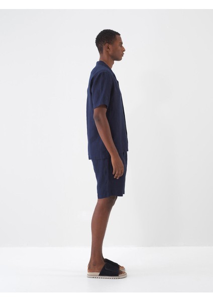 %100 Keten Regular Fit Gömlek