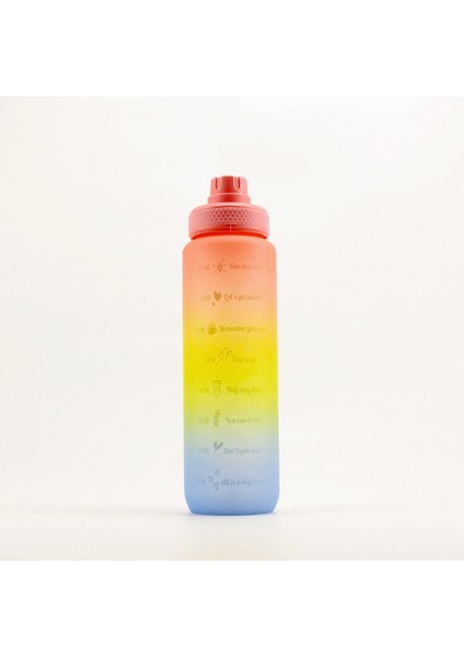 Spor Su Bardağı Dış Mekan Degrade Renkli Su Bardağı 1000ML (Yurt Dışından)