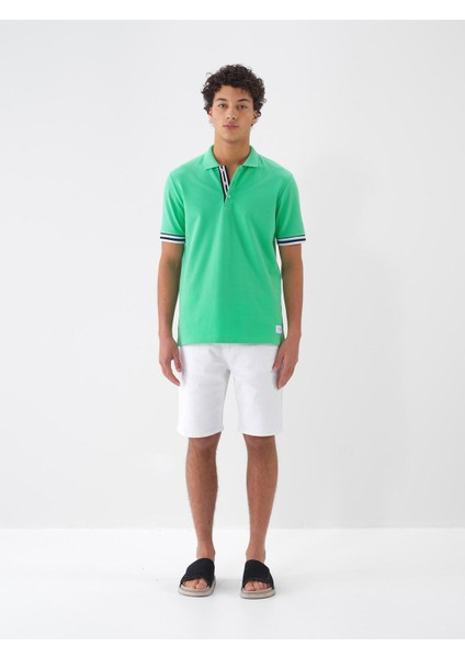 Polo Yaka %100 Pamuk Regular Fit T-Shirt