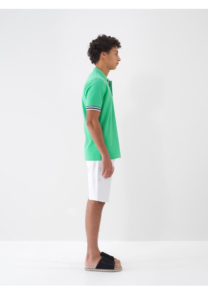 Polo Yaka %100 Pamuk Regular Fit T-Shirt