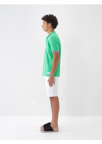 Polo Yaka %100 Pamuk Regular Fit T-Shirt