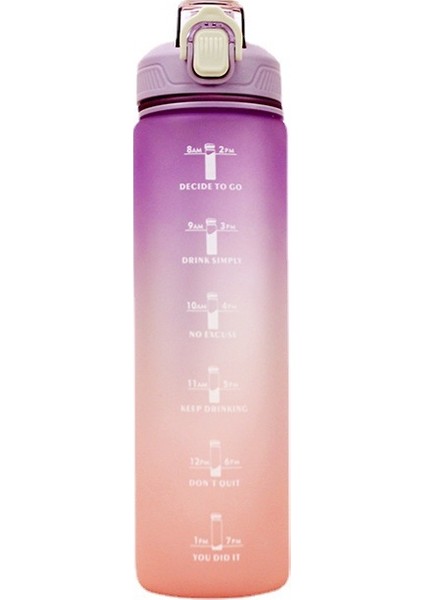 Spor Şişesi Büyük Kapasiteli Gradyan Su Bardağı 1000ML (Yurt Dışından) fiyatları