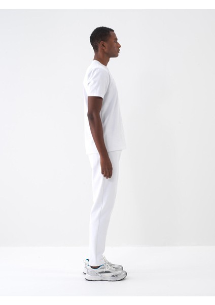 %100 Pamuk Regular Fit Gofre Baskılı T-Shirt modelleri