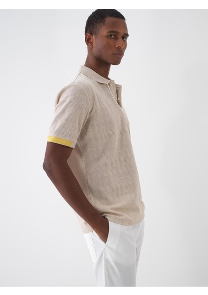 Polo Yaka Pamuklu Regular Fit T-Shirt