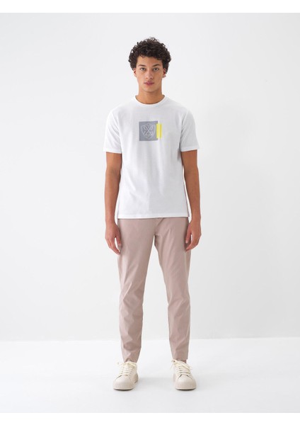 %100 Pamuk Regular Fit Baskılı T-Shirt