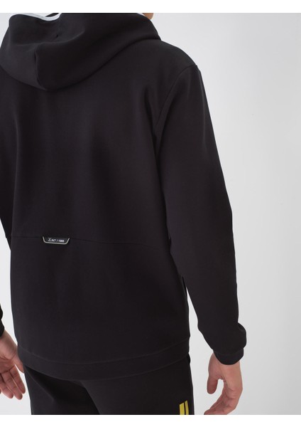 Pamuklu Regular Fit Kapüşonlu Sweatmont