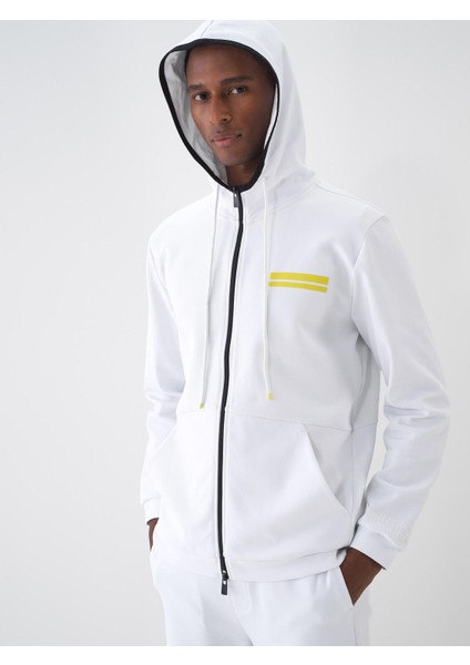 Pamuklu Regular Fit Kapüşonlu Sweatmont