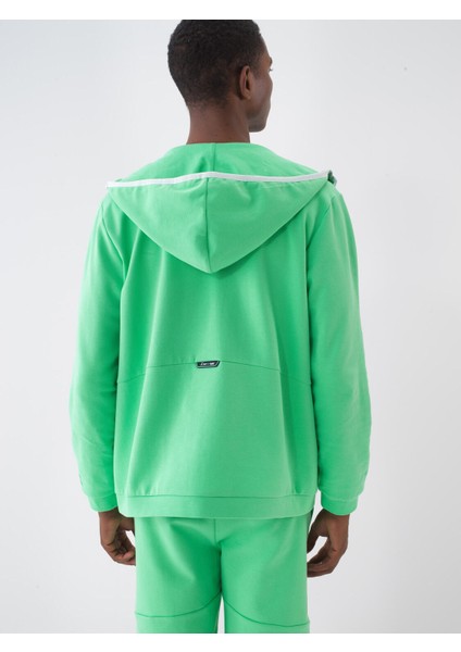 Pamuklu Regular Fit Kapüşonlu Sweatmont