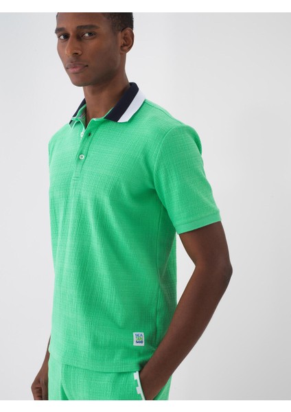Polo Yaka Pamuklu Regular Fit T-Shirt fiyatları