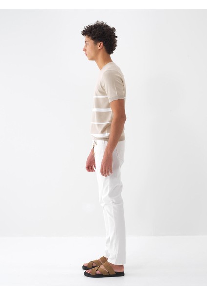 Pamuklu Slim Fit Denim Pantolon